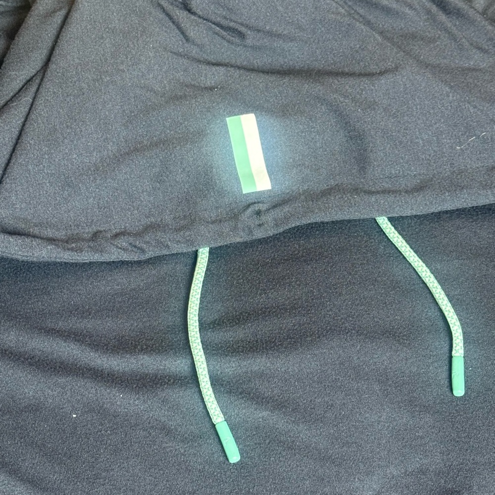Rhoback Hesi Navy Performance Hoodie Teal Accents Medium - Picture 8 of 14